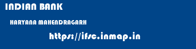 INDIAN BANK  HARYANA MAHENDRAGARH    ifsc code